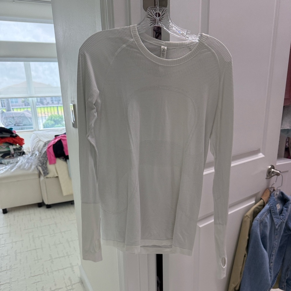 Lucky in Love White Long Sleeve Tunic